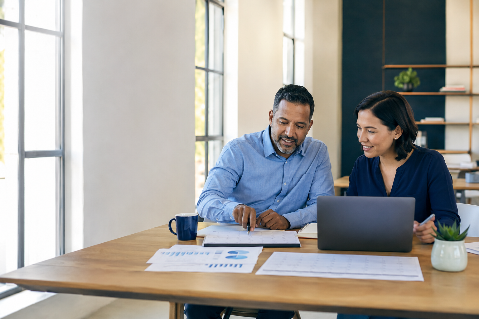 Small business owner and marketing strategist developing a small business marketing plan